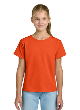 Gildan® Youth Light Cotton Tee 3000B - Orange | Gildan