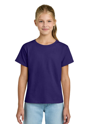 Gildan® Youth Light Cotton Tee 3000B - Purple | Gildan