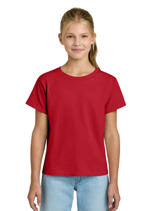 Gildan® Youth Light Cotton Tee 3000B - Red | Gildan