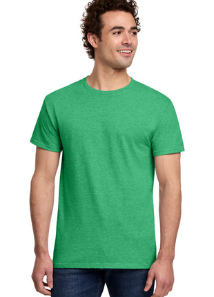 Gildan® Light Cotton Tee 3000 - Heather Irish Green | Gildan