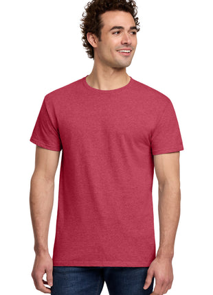 Gildan® Light Cotton Tee 3000 - Heather Red | Gildan