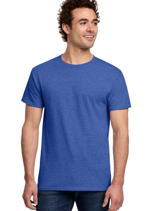 Gildan® Light Cotton Tee 3000 - Heather Royal | Gildan