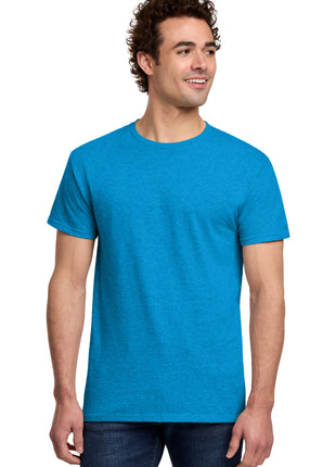 Gildan® Light Cotton Tee 3000 - Heather Sapphire | Gildan