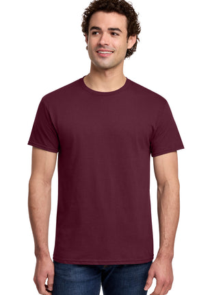 Gildan® Light Cotton Tee 3000 - Maroon | Gildan