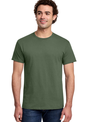 Gildan® Light Cotton Tee 3000 - Military Green | Gildan