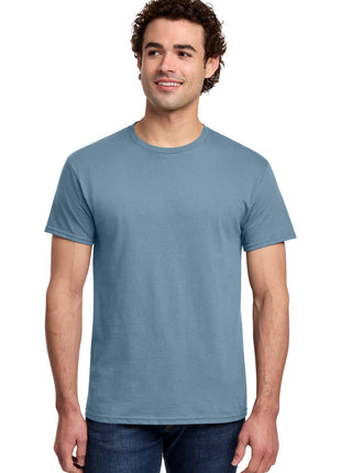 Gildan® Light Cotton Tee 3000 - Stone Blue | Gildan