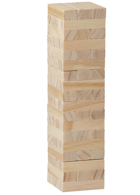 Tumbling Tower Wood Block Stacking Game