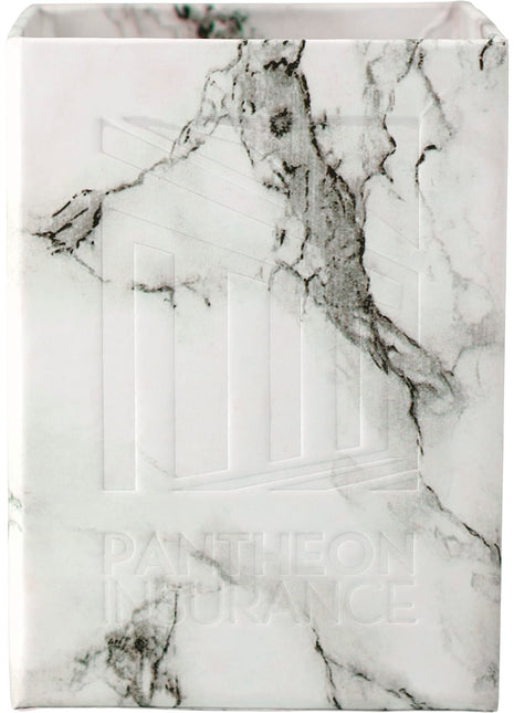 4 Piece Faux Marble Desktop Set - Marble | PromoEO