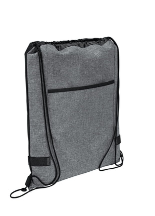 Reverb Drawstring Bag - Graphite | PromoEO