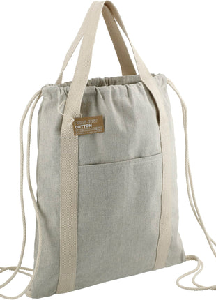 Repose 5oz. Recycled Cotton Drawstring Bag - Natural | PromoEO