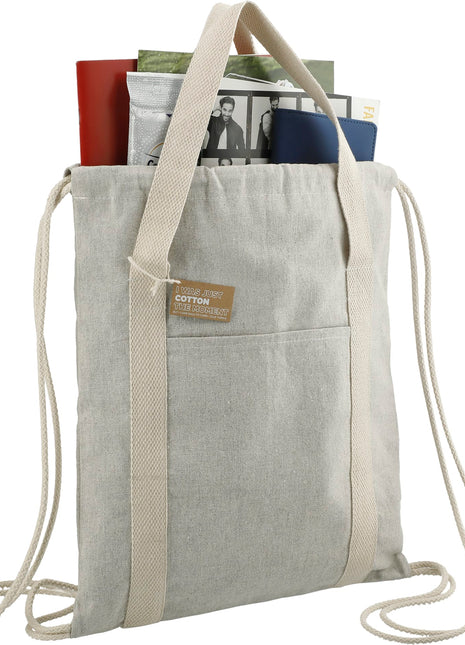 Repose 5oz. Recycled Cotton Drawstring Bag