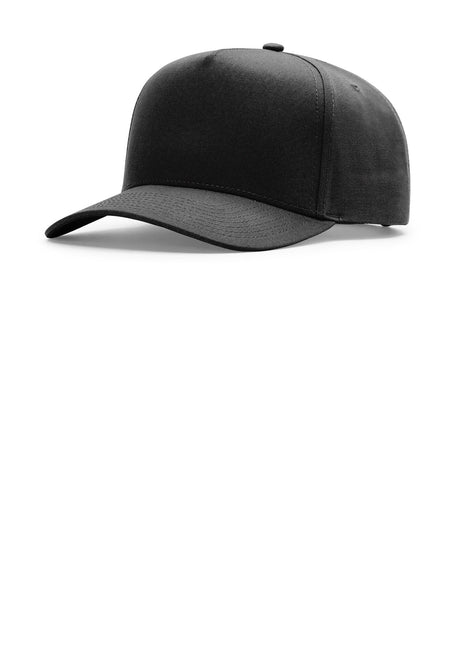 Richardson Full Fabric 5-Panel Champ 323FPC - Black | Richardson