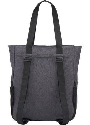 Luna RPET Convertible Backpack Tote - Charcoal | PromoEO