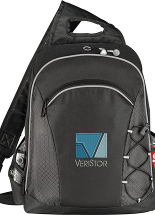 Summit TSA 15" Computer Sling Backpack - Black | PromoEO