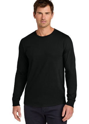 Jerzees Classics™ Unisex Cotton Long Sleeve T-Shirt 363L - Black Ink | Jerzees