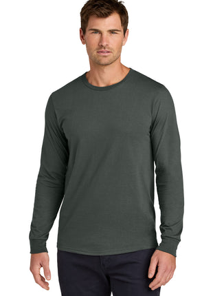 Jerzees Classics™ Unisex Cotton Long Sleeve T-Shirt 363L - Charcoal Grey | Jerzees