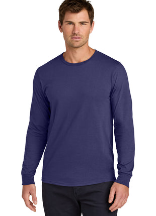 Jerzees Classics™ Unisex Cotton Long Sleeve T-Shirt 363L - Deep Purple | Jerzees