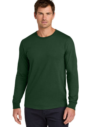 Jerzees Classics™ Unisex Cotton Long Sleeve T-Shirt 363L - Forest Green | Jerzees