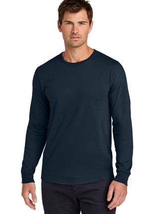 Jerzees Classics™ Unisex Cotton Long Sleeve T-Shirt 363L - J. Navy | Jerzees