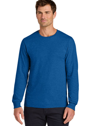 Jerzees Classics™ Unisex Cotton Long Sleeve T-Shirt 363L - Retro Heather Royal | Jerzees