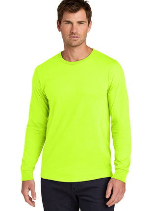 Jerzees Classics™ Unisex Cotton Long Sleeve T-Shirt 363L - Safety Green | Jerzees