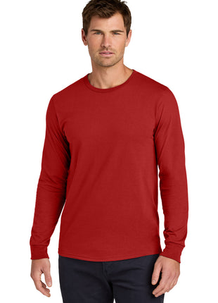 Jerzees Classics™ Unisex Cotton Long Sleeve T-Shirt 363L - True Red | Jerzees