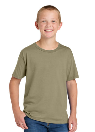 Jerzees Classics™ Youth Cotton T-Shirt 363Y - Khaki | Jerzees