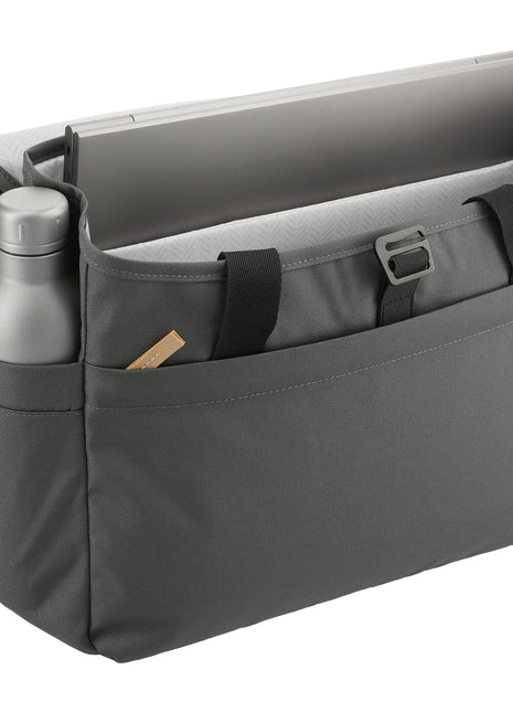 Aft Recycled 15" Computer Messenger Bag - Charcoal | PromoEO