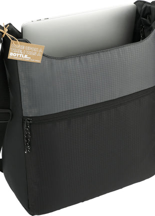 NBN Trailhead Recycled Zippered Tote - Black | PromoEO