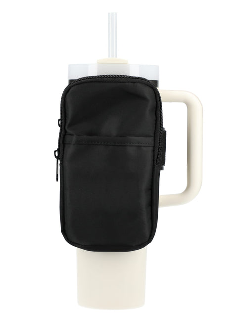 Bottle Buddy Deluxe Water Bottle Pouch - Black | PromoEO