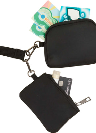 Daybreak Recycled Dual Lanyard - Black | PromoEO
