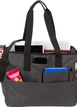 Multi-Pocket Laptop Tote