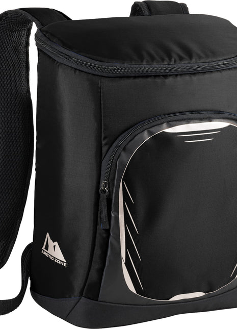 Arctic Zone® 18 Can Cooler Backpack - Black | Arctic Zone
