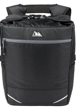 Arctic Zone Rolltop 20 Can Cinch Cooler - Black | Arctic Zone