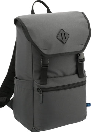 Repreve® Ocean 15" Computer Rucksack - Charcoal | PromoEO