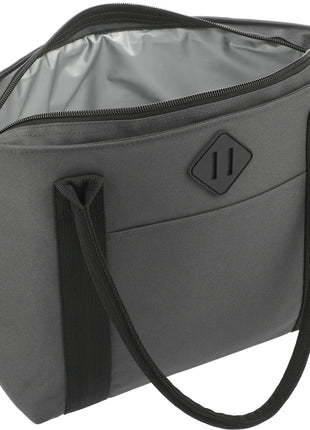 Repreve® Ocean 12 Can Tote Cooler - Charcoal | PromoEO