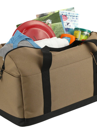 NBN Recycled Utility Duffel - Brown | PromoEO