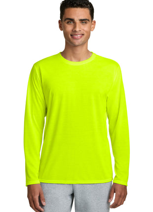 Gildan Performance® Long Sleeve T-Shirt. 42400 - Safety Green | Gildan