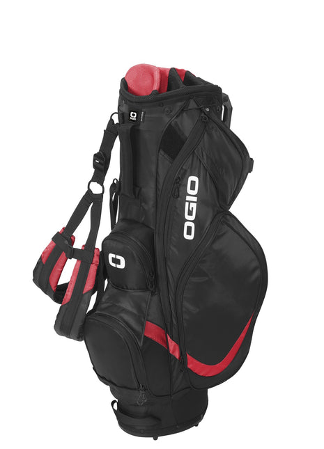 OGIO ® Vision 2.0 Golf Bag. 425044 - Black/ Red | OGIO