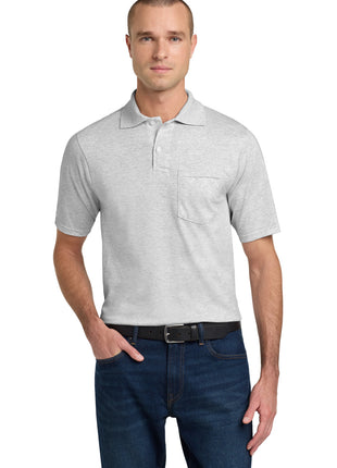 Jerzees® Dri-Power® Pocket Sport Shirt. 436MP - Ash | Jerzees