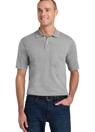 Jerzees® Dri-Power® Pocket Sport Shirt. 436MP - Oxford | Jerzees