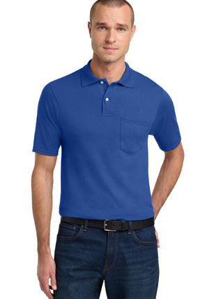 Jerzees® Dri-Power® Pocket Sport Shirt. 436MP - Royal | Jerzees