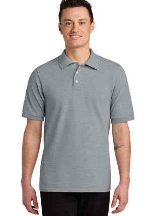 Jerzees® Unisex Premium Ring Spun Cotton Pique Sport Shirt 443M - Athletic Heather | Jerzees