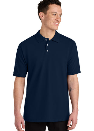 Jerzees® Unisex Premium Ring Spun Cotton Pique Sport Shirt 443M - J. Navy | Jerzees
