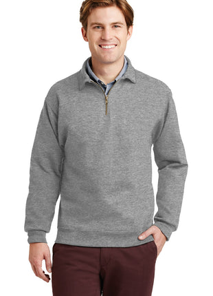 Jerzees® Super Sweats® NuBlend® - 1/4-Zip Sweatshirt with Cadet Collar.  4528M - Oxford | Jerzees