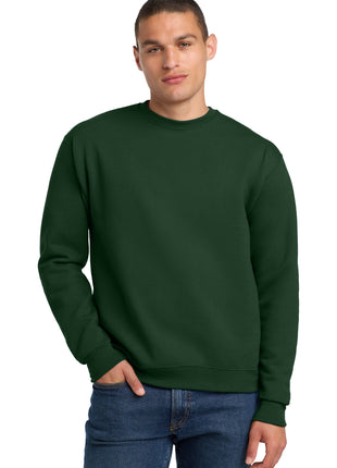 Jerzees® Super Sweats® NuBlend® - Crewneck Sweatshirt.  4662M - Forest Green | Jerzees
