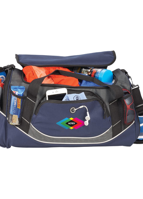 Dunes 21" Deluxe Sport Duffel Bag - Navy | PromoEO