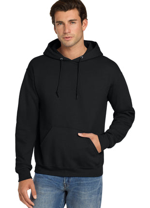 Jerzees® Super Sweats® NuBlend® - Pullover Hooded Sweatshirt.  4997M - Black | Jerzees