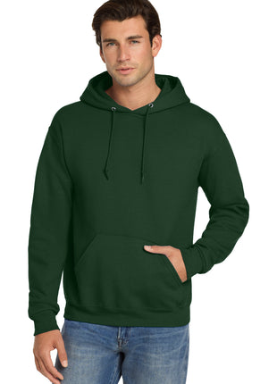 Jerzees® Super Sweats® NuBlend® - Pullover Hooded Sweatshirt.  4997M - Forest Green | Jerzees