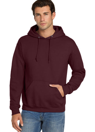 Jerzees® Super Sweats® NuBlend® - Pullover Hooded Sweatshirt.  4997M - Maroon | Jerzees